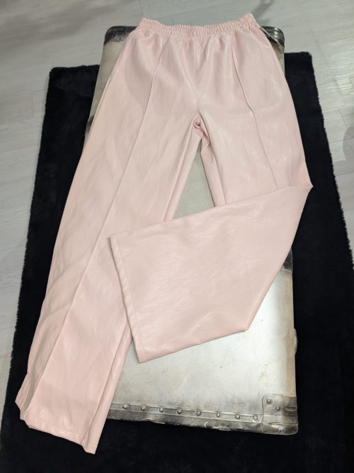 PANTALONE ECOPELLE ROSA