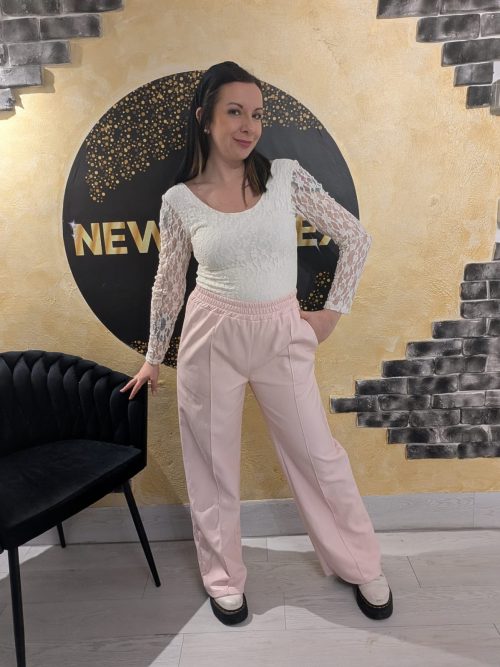 PANTALONE ECOPELLE ROSA