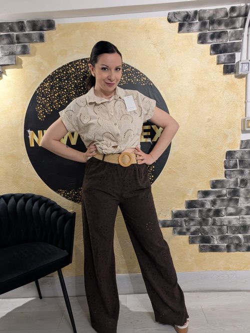 PANTALONE SUMMER MARRONE