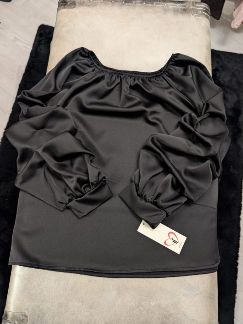 BLUSA CON MANICA ARRICCIATA