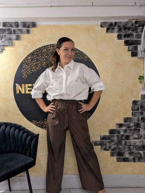 PANTALONE SCAMOSCIATO